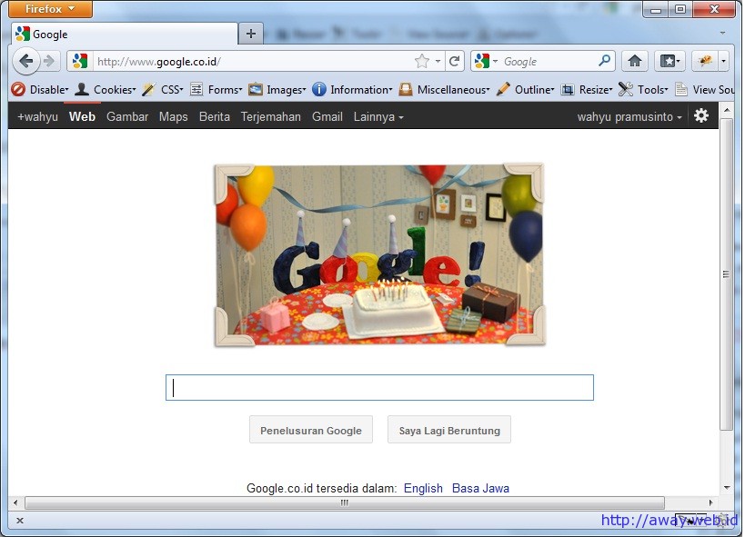 selamat ulang tahun google ke-13